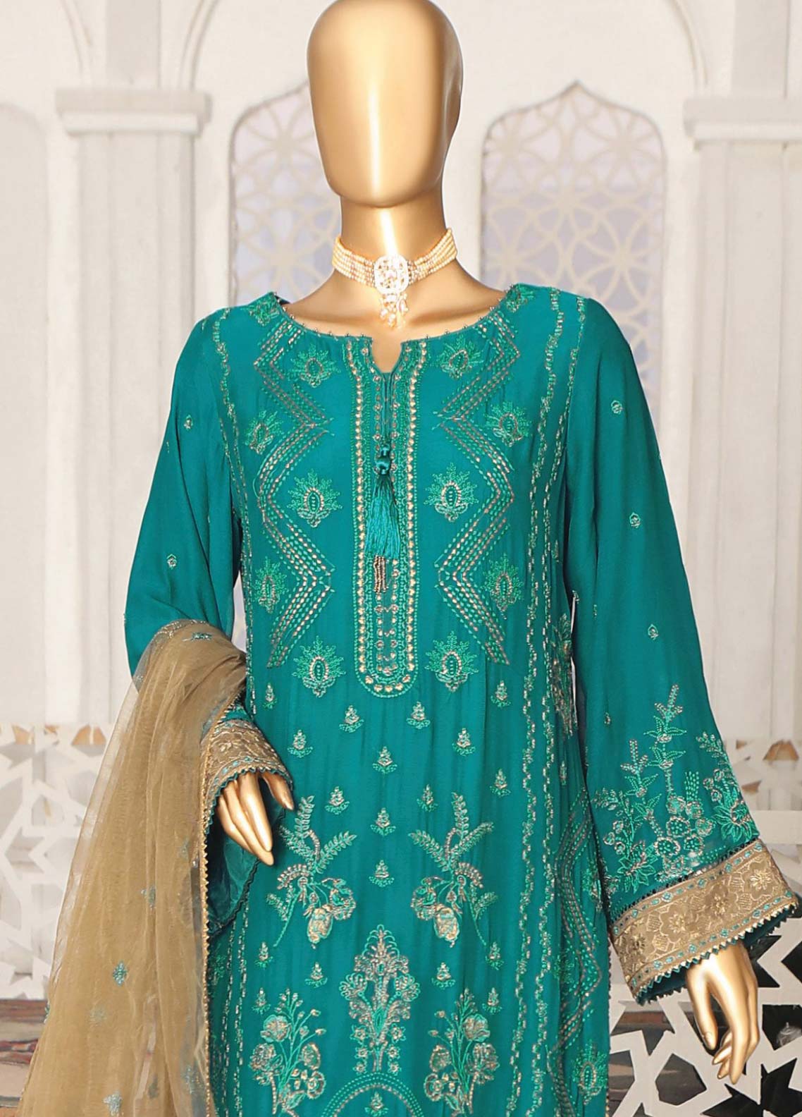 D#02 HZ Cortesia Luxury Emb Chiffon Collection 623 D#02 HZ Cortesia Luxury Emb Chiffon Collection 623