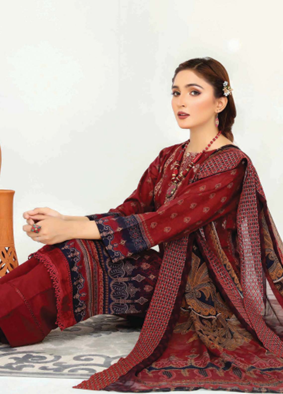 D#04 Abisha Digital Emb Lawn Collection 623 V-50 D#04 Abisha Digital Emb Lawn Collection 623 V-50