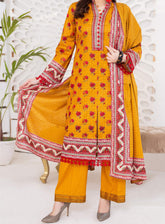 Daman By VS Textile Printed Cambric Unstitched 3 Piece Suit - 2520B