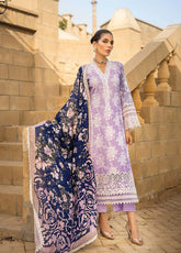 D#1B Zainab Chottani Luxury Emb Lawn Collection 623