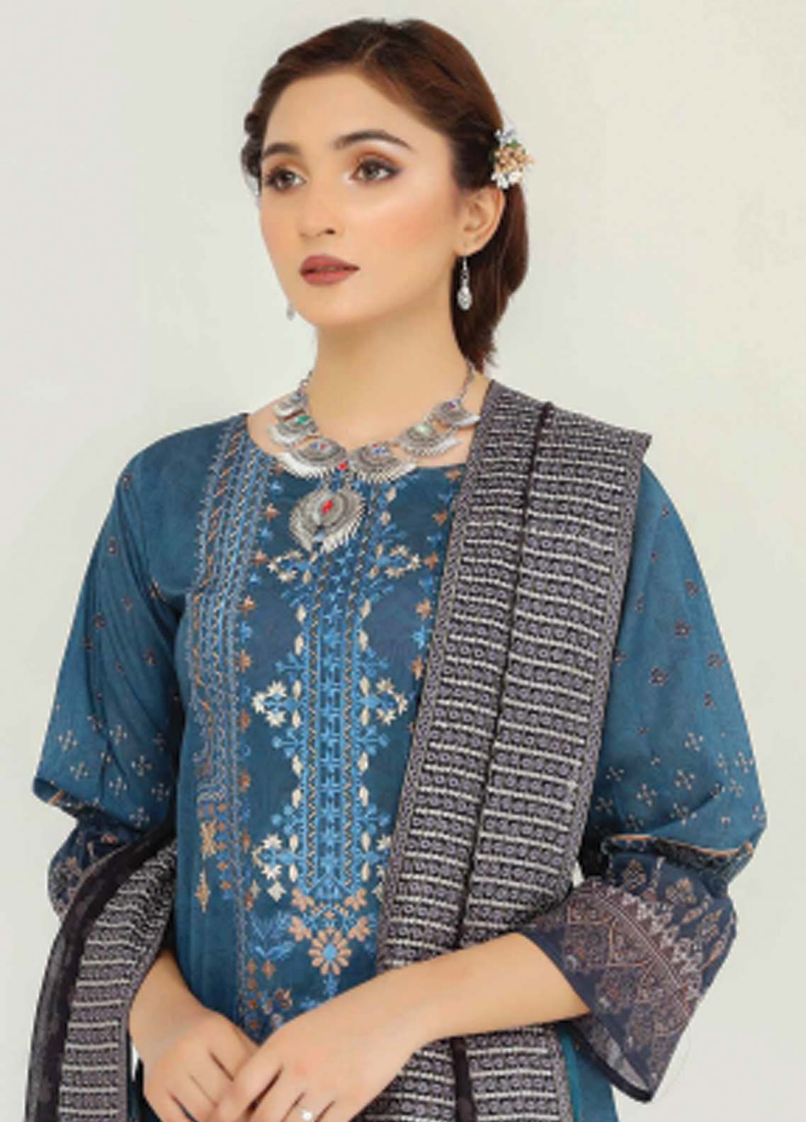 D#10 Abisha Digital Emb Lawn Collection 623 V-50 D#10 Abisha Digital Emb Lawn Collection 623 V-50