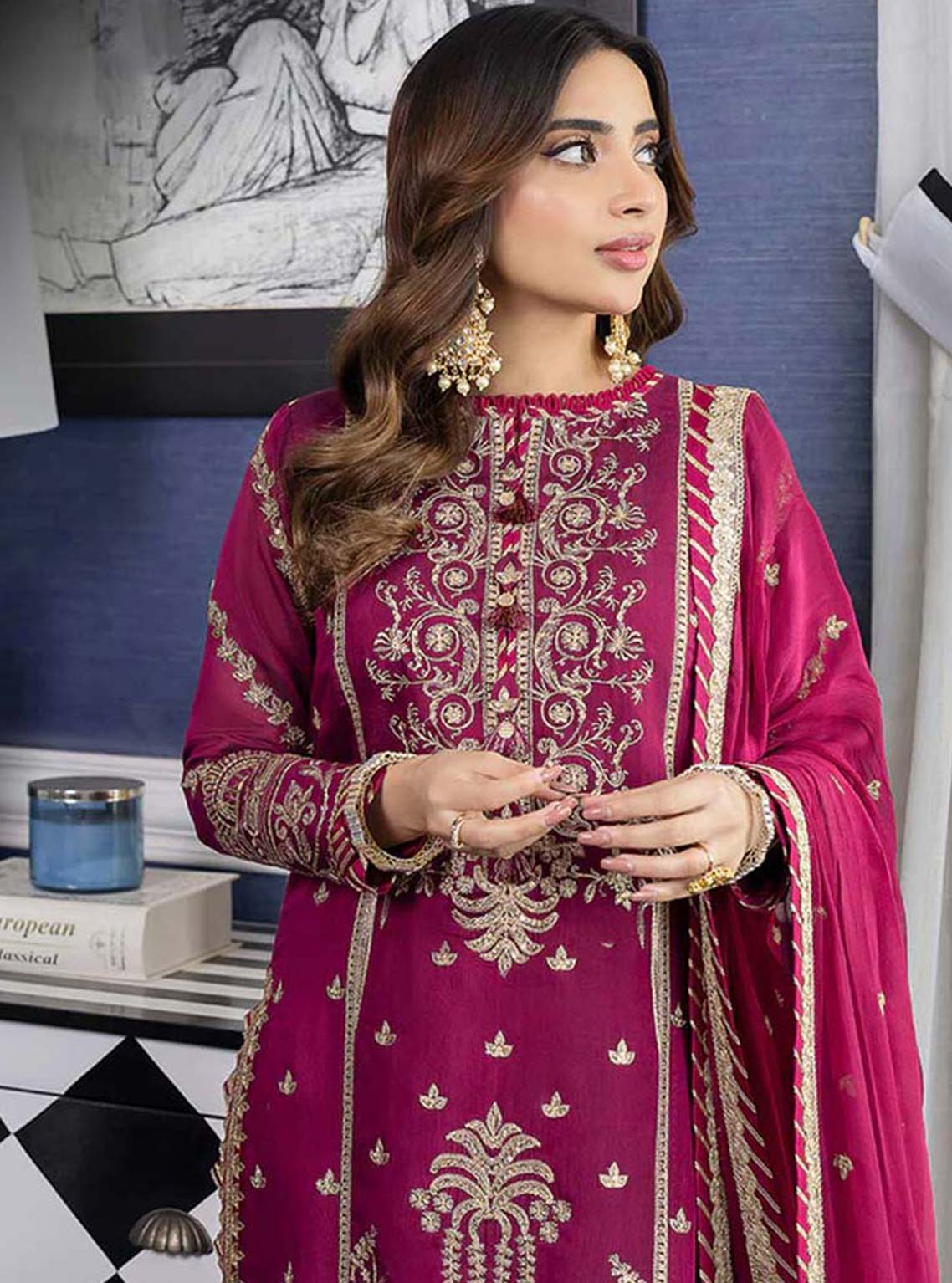 D#02 Asim Jofa Jhil Mil Luxury Festive Emb Collection 823 D#02 Asim Jofa Jhil Mil Luxury Festive Emb Collection 823