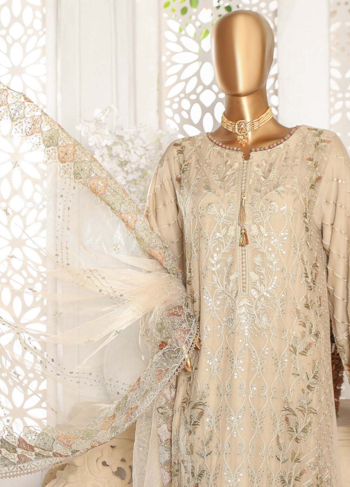 D#03 HZ Cortesia Luxury Emb Chiffon Collection 623 D#03 HZ Cortesia Luxury Emb Chiffon Collection 623