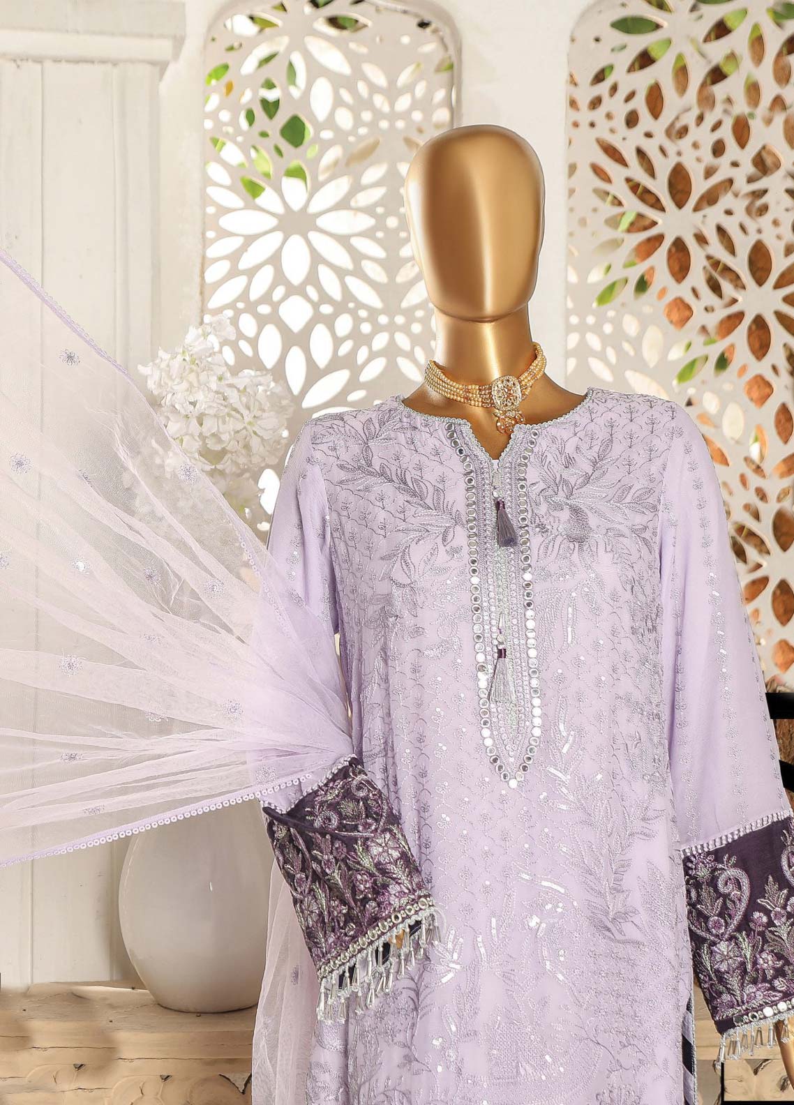 D#01 HZ Cortesia Luxury Emb Chiffon Collection 623 D#01 HZ Cortesia Luxury Emb Chiffon Collection 623