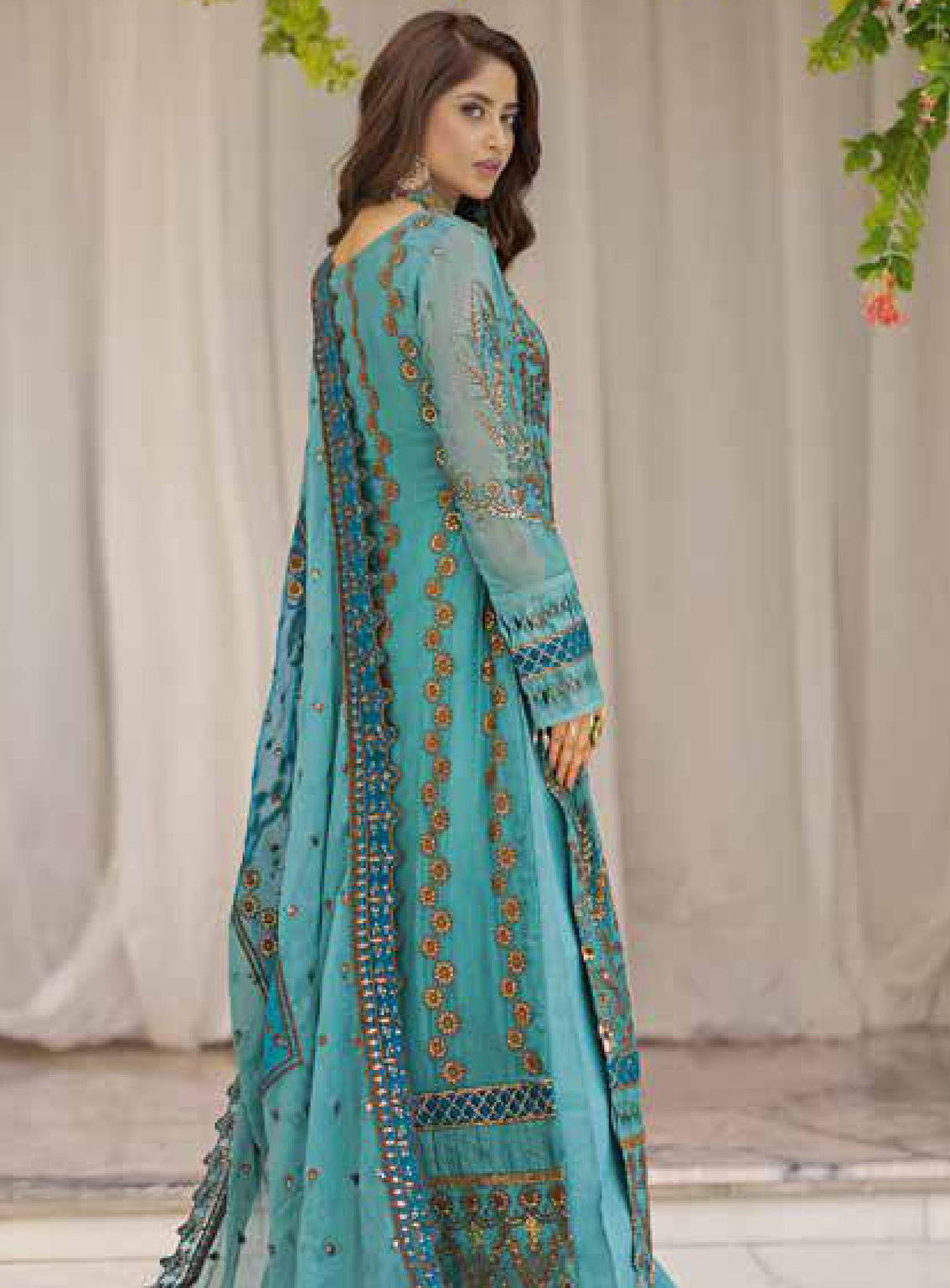 Ishq-e-Aatish By Emaan Adeel Embroidered Chiffon Unstitched 3 Piece Suit - 09 Ishq-e-Aatish By Emaan Adeel Embroidered Chiffon Unstitched 3 Piece Suit - 09