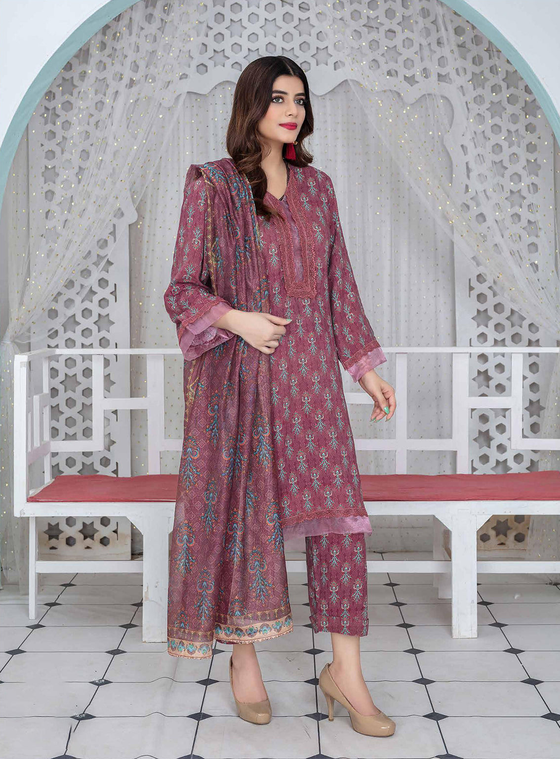 D#07 Feroza Digtal Printed Winter Collection 923 D#07 Feroza Digtal Printed Winter Collection 923