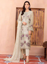Elnaz By Flossie Embroidered Chiffon Unstitched 3 Piece Suit - 109