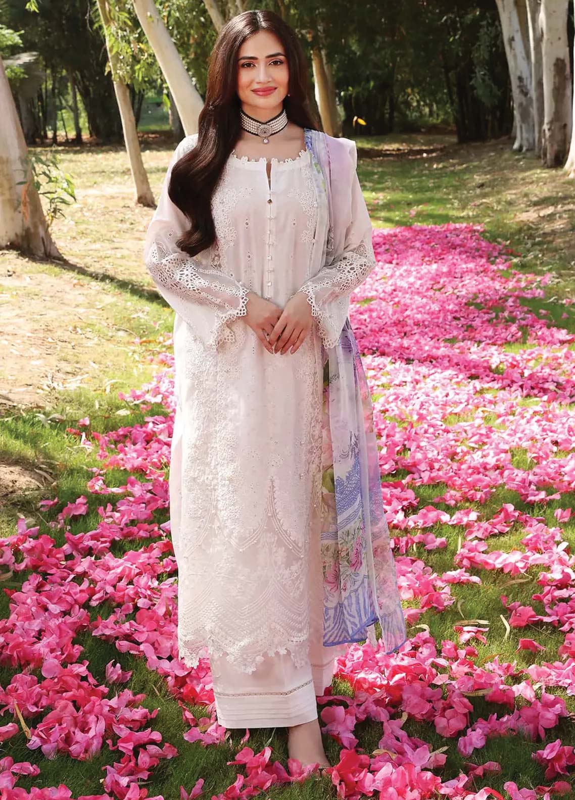 D#03 Elaf Festive Chikankari Collection 623 D#03 Elaf Festive Chikankari Collection 623