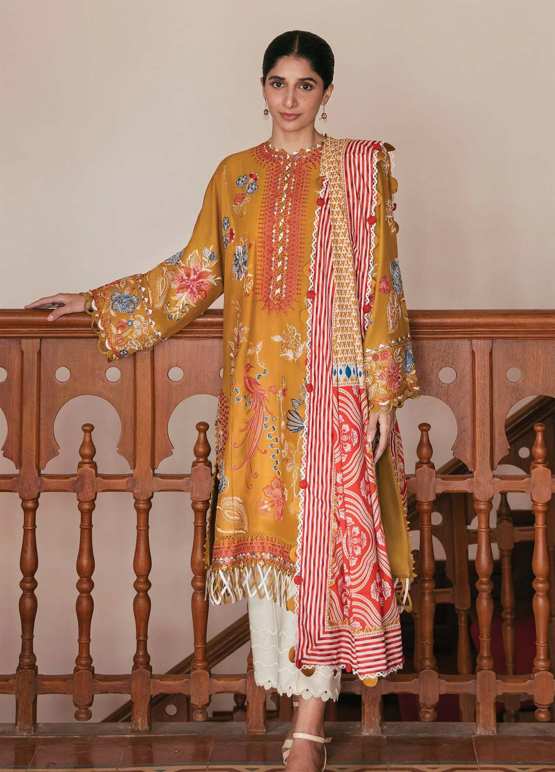 D#02 Zaha By Khadija Shah Festive Emb Lawn Collection 623 D#02 Zaha By Khadija Shah Festive Emb Lawn Collection 623