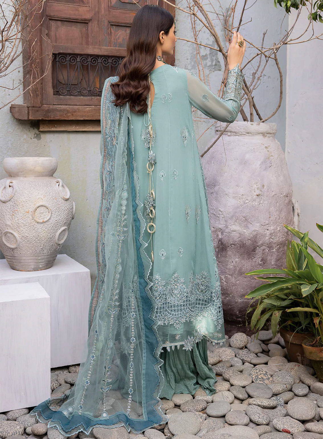 Iznik Embroidered Chiffon Unstitched 3 Piece Suit - 21 Iznik Embroidered Chiffon Unstitched 3 Piece Suit - 21