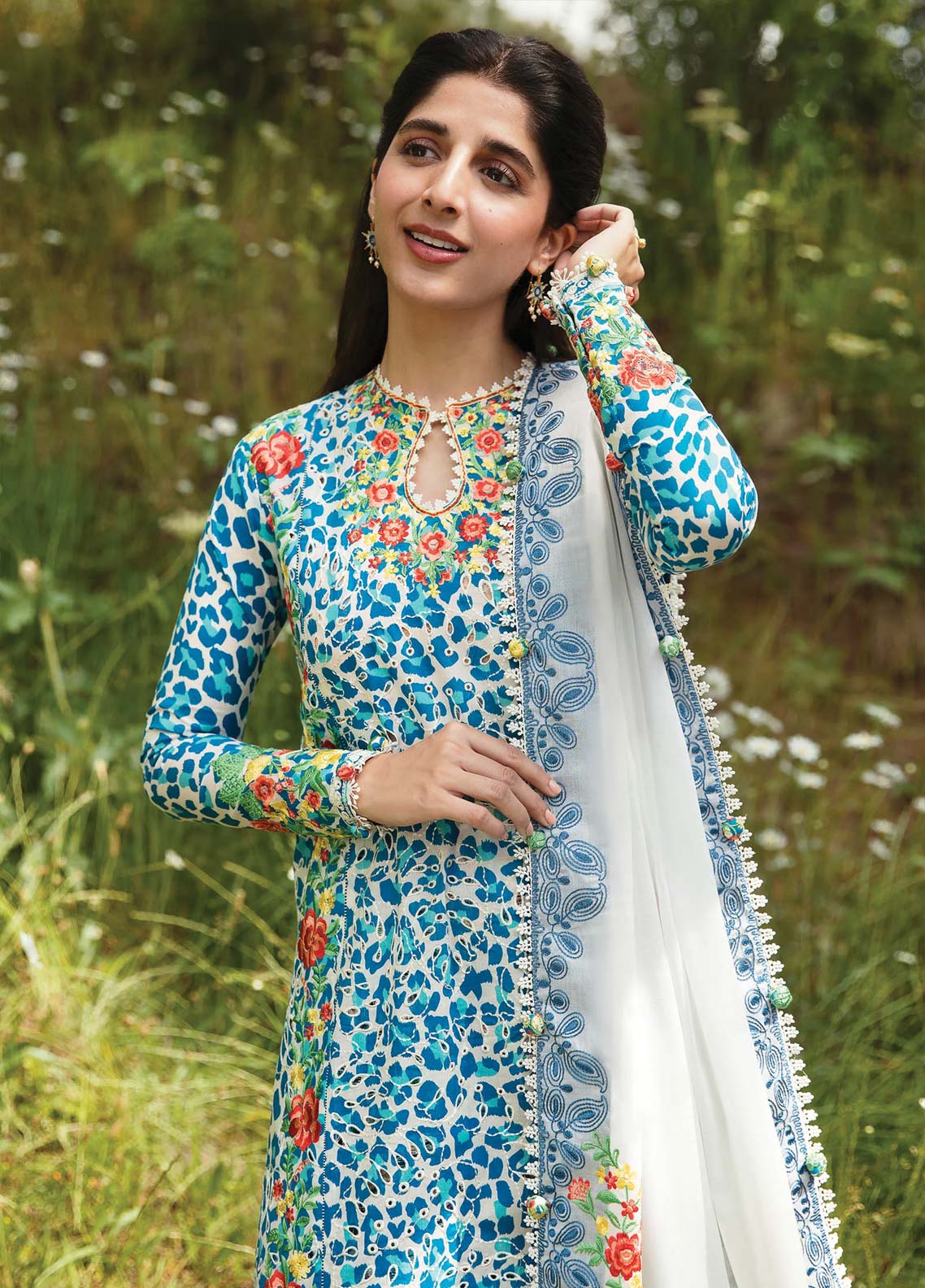 D#08 Zaha By Khadija Shah Festive Emb Lawn Collection 623 D#08 Zaha By Khadija Shah Festive Emb Lawn Collection 623