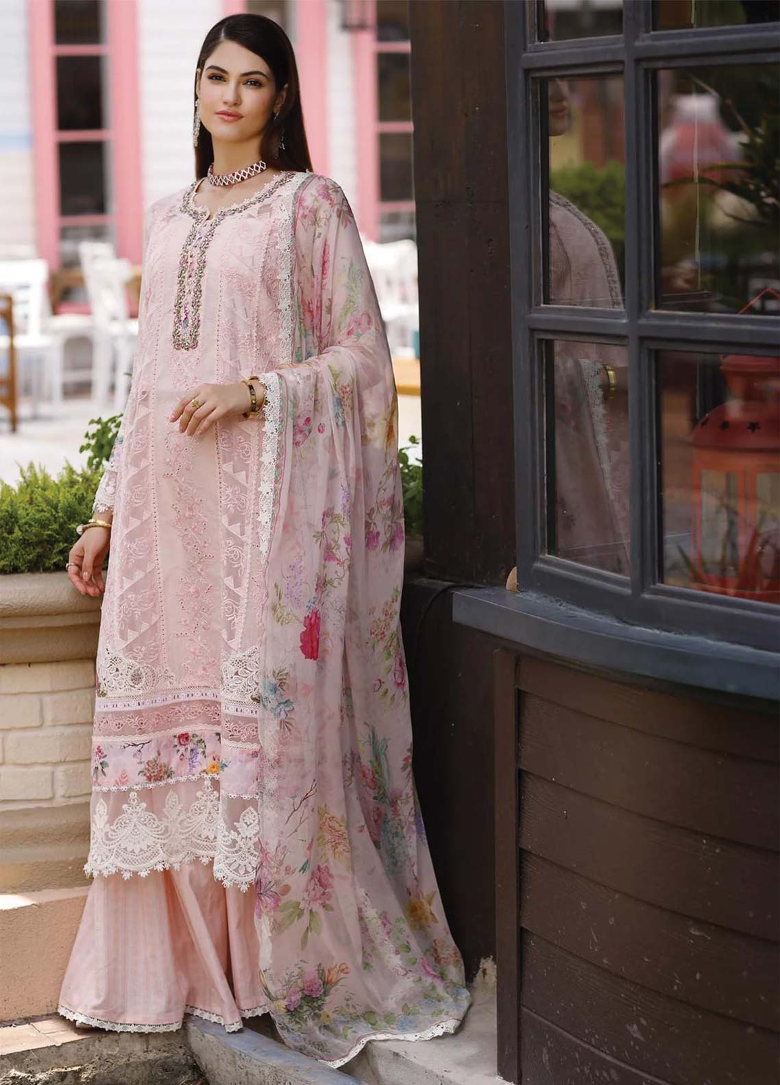 D#10 Noor By Saadia Asad Eid Handwork Schiffli Laserkari Collection 623 D#10 Noor By Saadia Asad Eid Handwork Schiffli Laserkari Collection 623