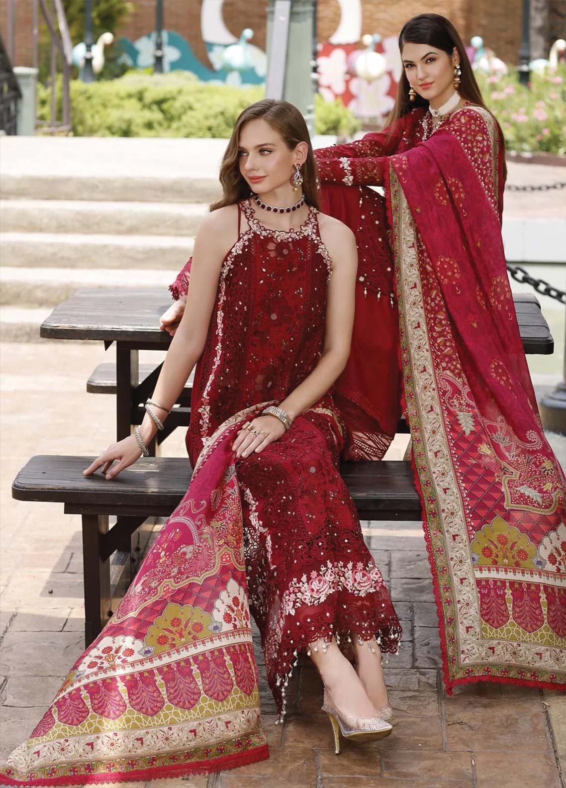 D#12 Noor By Saadia Asad Eid Handwork Schiffli Laserkari Collection 623 D#12 Noor By Saadia Asad Eid Handwork Schiffli Laserkari Collection 623
