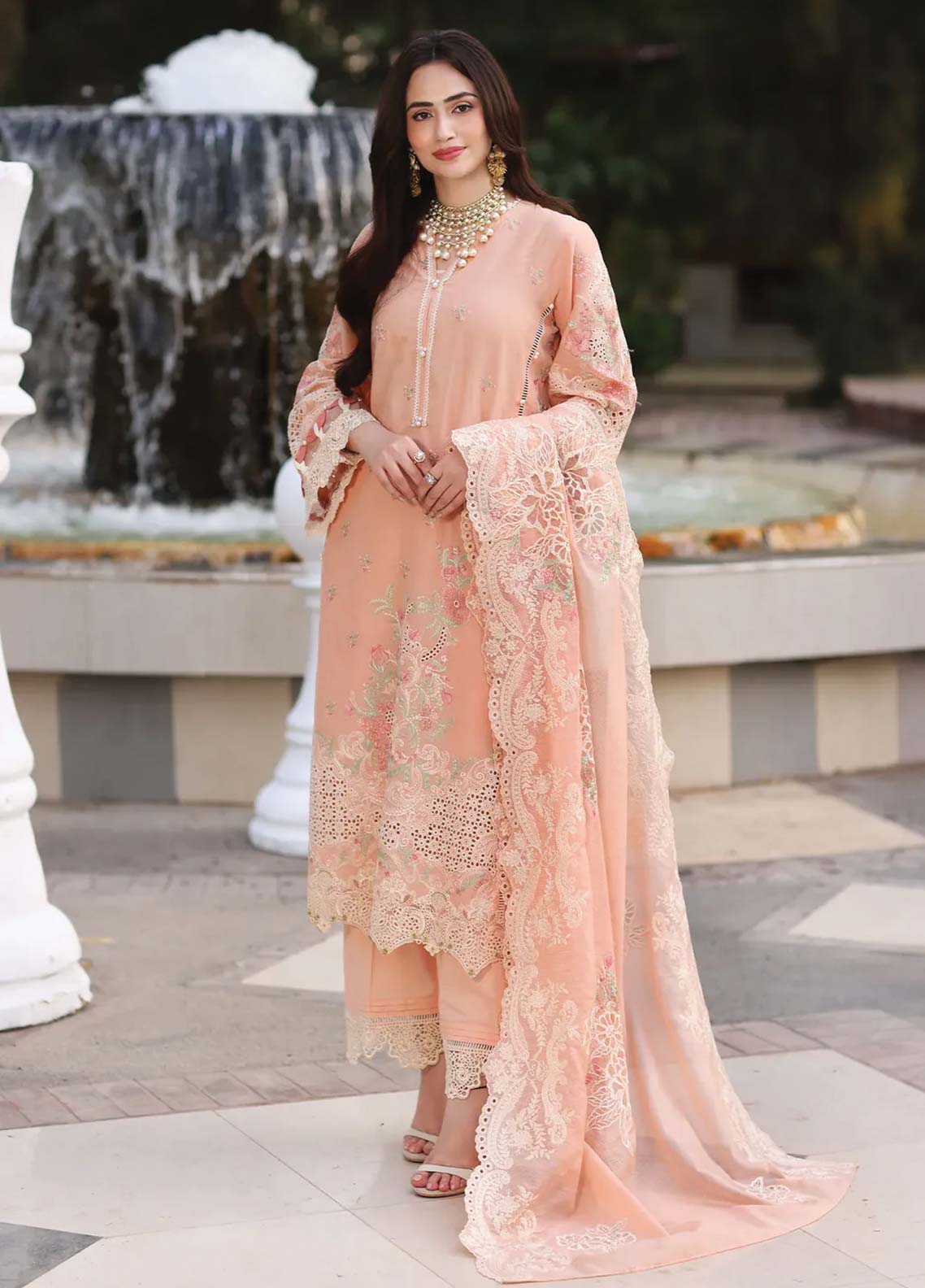 D#09 Elaf Festive Chikankari Collection 623 D#09 Elaf Festive Chikankari Collection 623