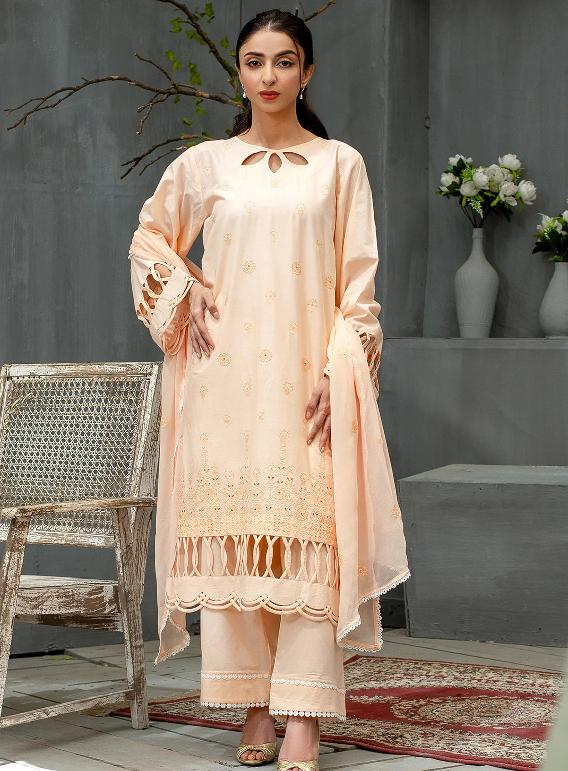 D#USA-1028 Addee Emb Unstitched Collection 923 D#USA-1028 Addee Emb Unstitched Collection 923