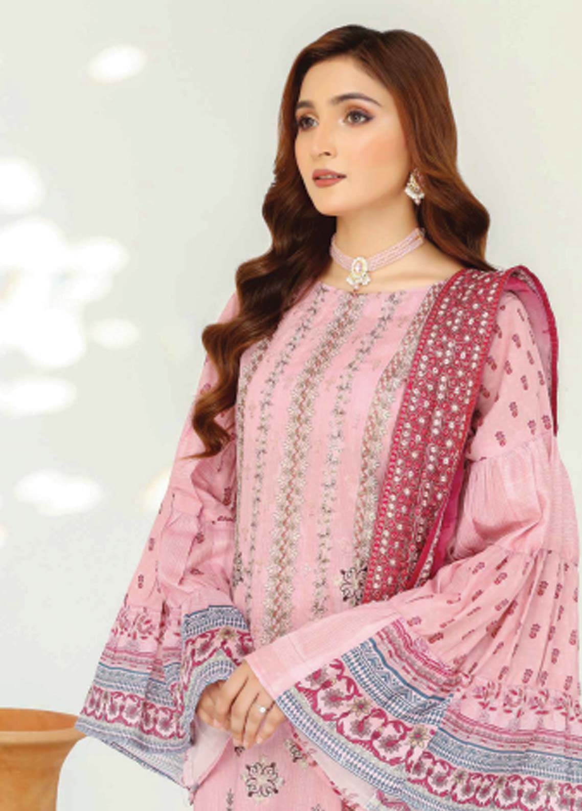 D#01 Abisha Digital Emb Lawn Collection 623 V-50 D#01 Abisha Digital Emb Lawn Collection 623 V-50