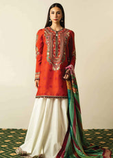 D#02 Zara Shahjahan Emb Lawn Collection 623 V-2