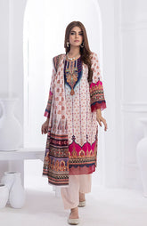D#06 AlZohaib Anum Digital Printed Lawn Collection 523 V-2