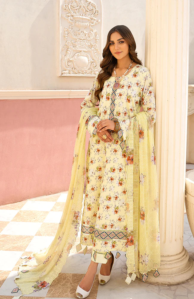 D#06 AlZohaib Sunshine Bloom Bamber Chikankari Dupatta Collection 523 D#06 AlZohaib Sunshine Bloom Bamber Chikankari Dupatta Collection 523