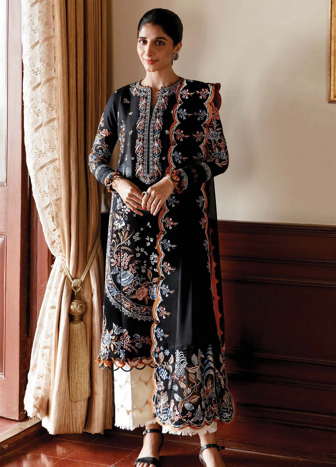 D#07 Zaha By Khadija Shah Festive Emb Lawn Collection 623 D#07 Zaha By Khadija Shah Festive Emb Lawn Collection 623