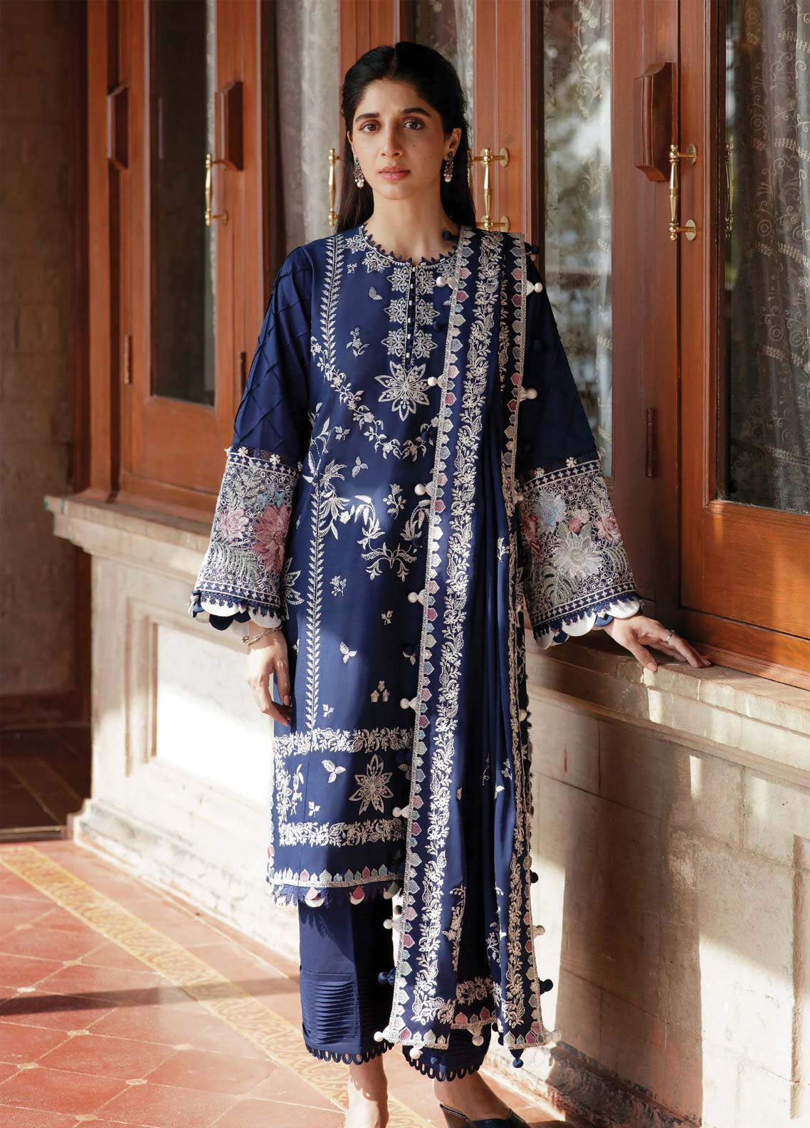 D#03 Zaha By Khadija Shah Festive Emb Lawn Collection 623 D#03 Zaha By Khadija Shah Festive Emb Lawn Collection 623
