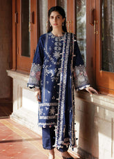 D#03 Zaha By Khadija Shah Festive Emb Lawn Collection 623