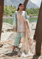 D#6B Crimson Luxury Emb Lawn Collection 623