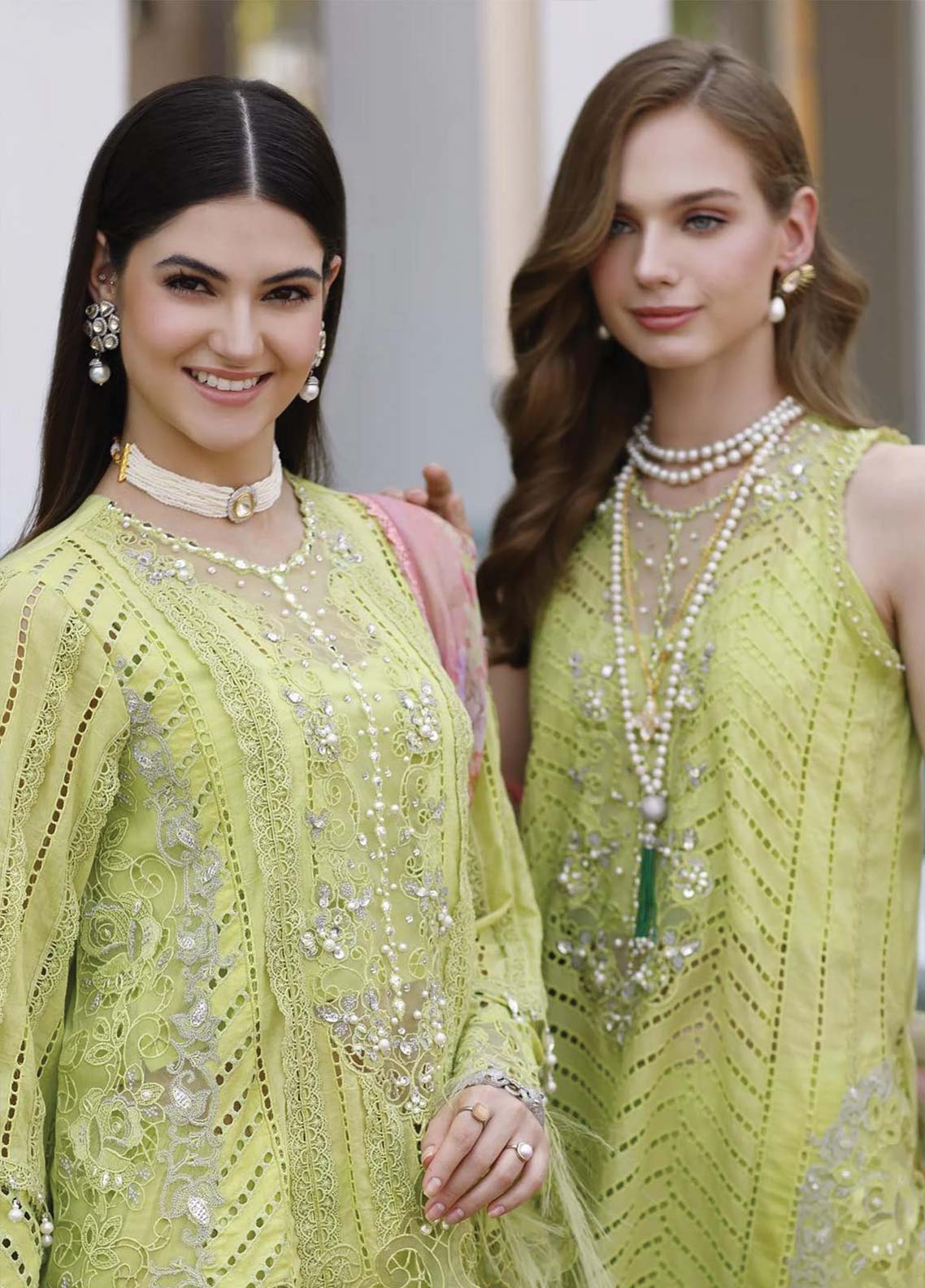 D#09 Noor By Saadia Asad Eid Handwork Schiffli Laserkari Collection 623 D#09 Noor By Saadia Asad Eid Handwork Schiffli Laserkari Collection 623