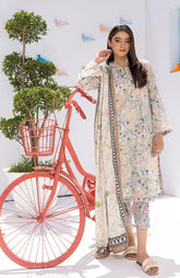 D#07 AlZohaib Coco Popup Digital Printed Lawn Collection 523 V-2