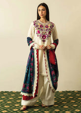 D#08 Zara Shahjahan Emb Lawn Collection 623 V-2