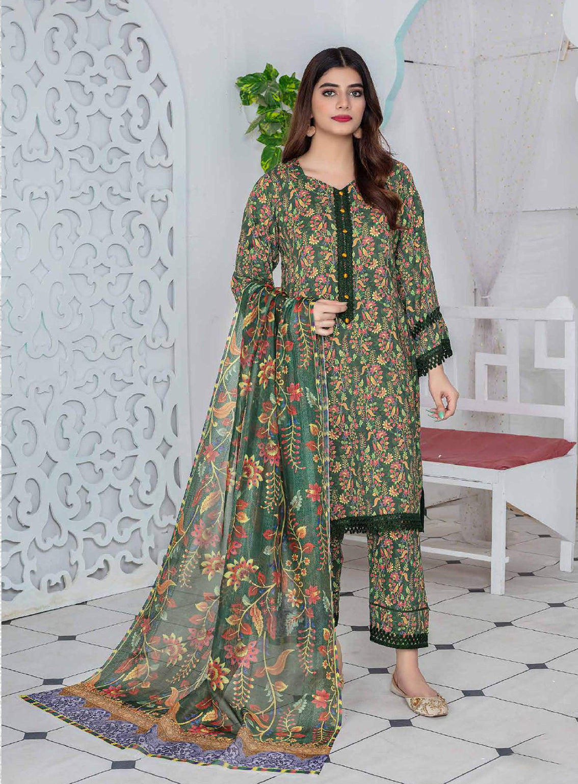 D#08 Feroza Digtal Printed Winter Collection 923 D#08 Feroza Digtal Printed Winter Collection 923