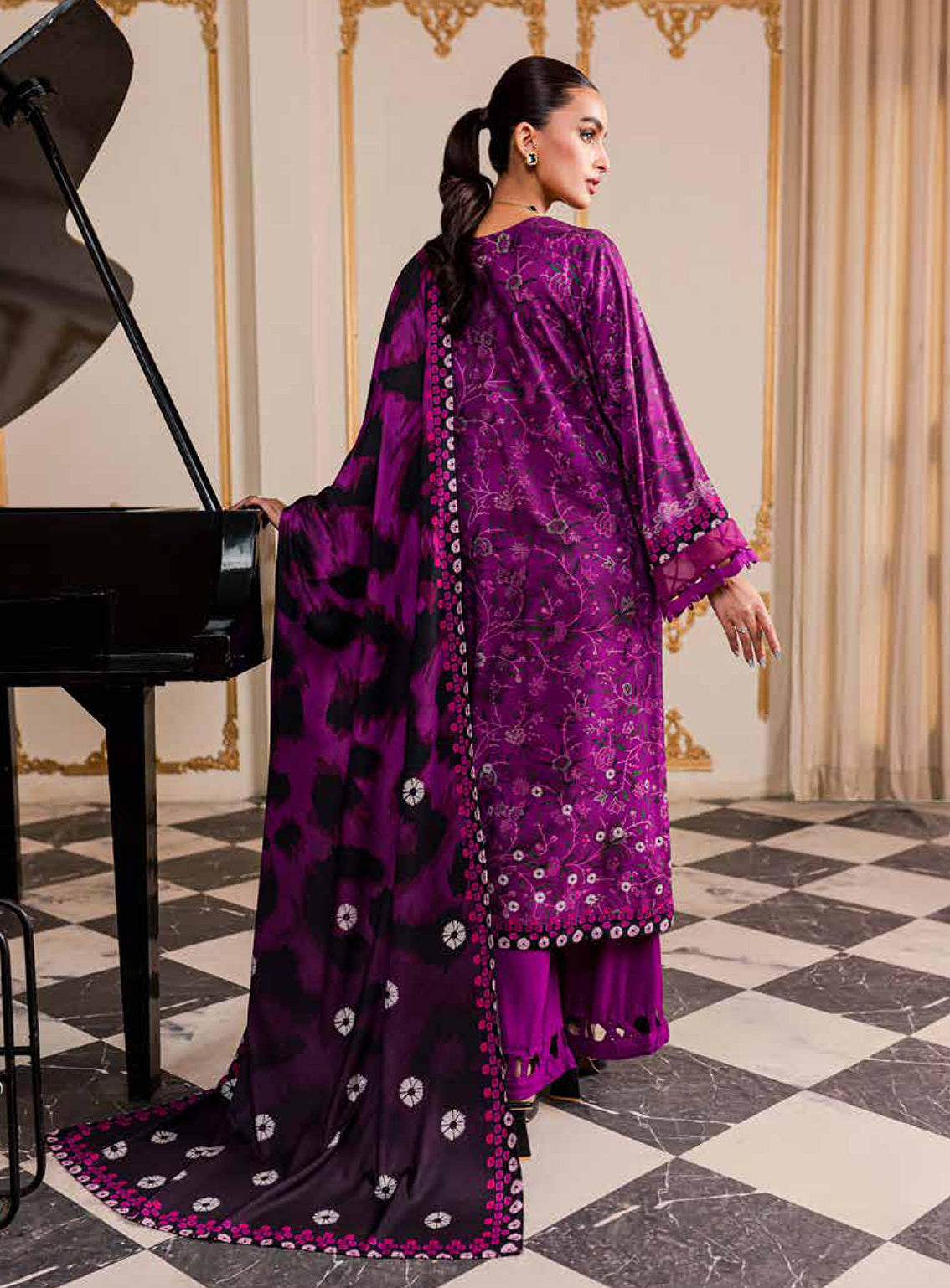 Signature Printes By Nureh Printed Marina Unstitched 3 Piece Suit - 79 Signature Printes By Nureh Printed Marina Unstitched 3 Piece Suit - 79