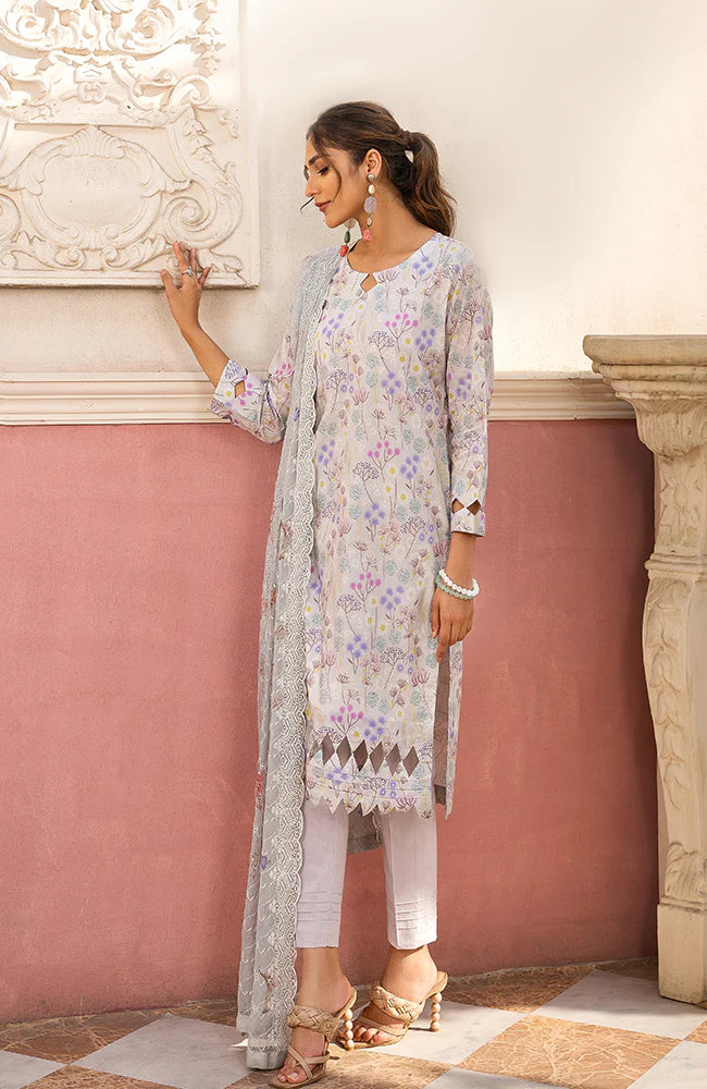 D#08 AlZohaib Sunshine Bloom Bamber Chikankari Dupatta Collection 523 D#08 AlZohaib Sunshine Bloom Bamber Chikankari Dupatta Collection 523
