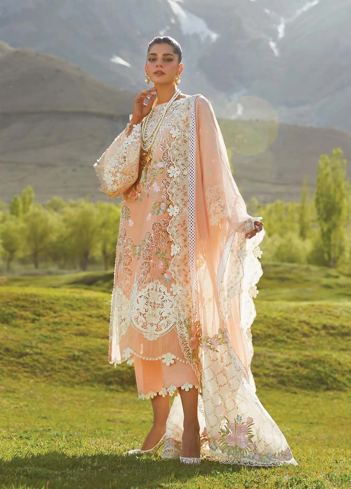 D#1B Crimson Luxury Emb Lawn Collection 623 D#1B Crimson Luxury Emb Lawn Collection 623