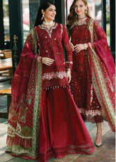 D#12 Noor By Saadia Asad Eid Handwork Schiffli Laserkari Collection 623