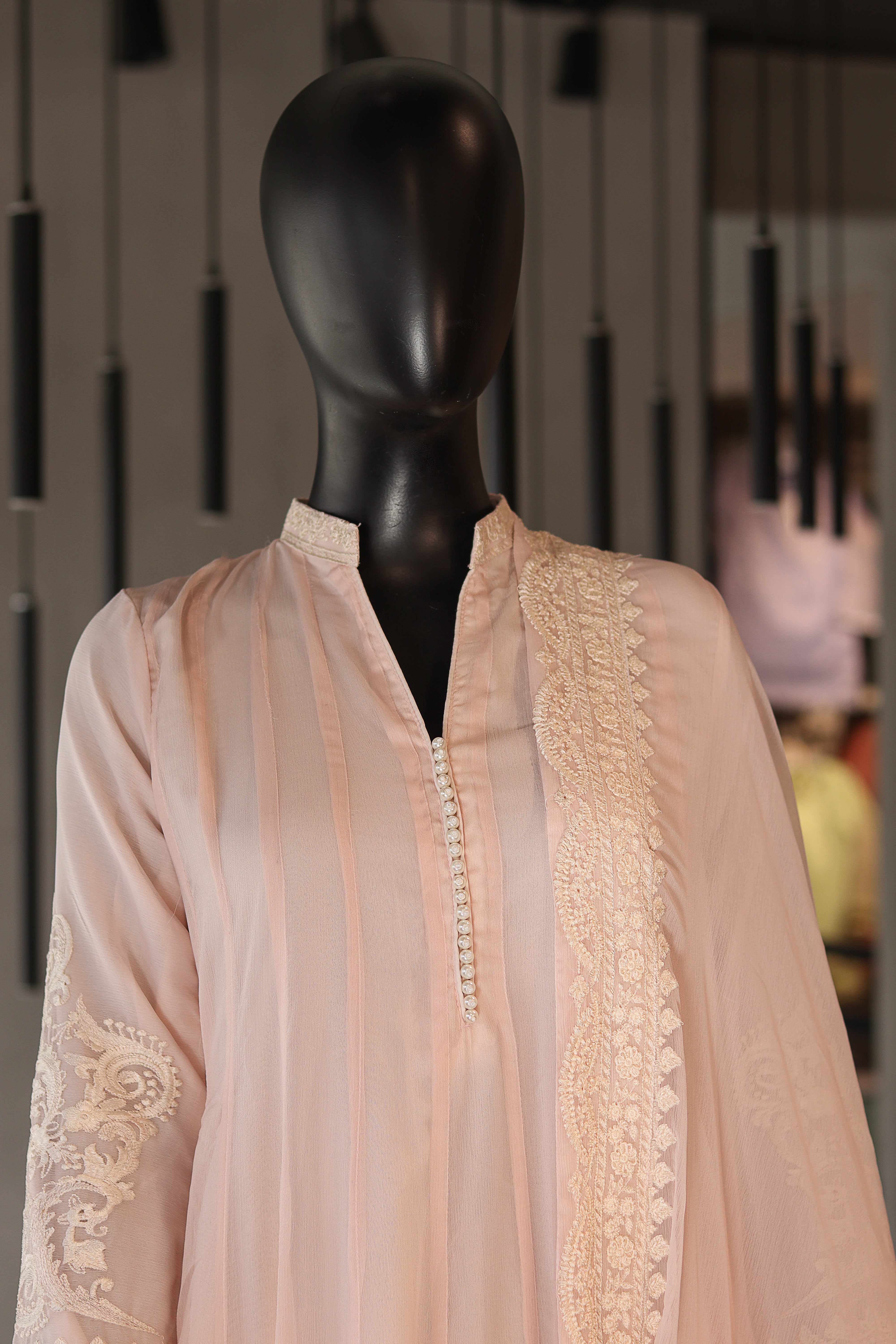 Raad Luxury Embroidered Chiffon 4 Piece Stitched Suit RD24LEF RA-02 BPK Raad Luxury Embroidered Chiffon 4 Piece Stitched Suit RD24LEF RA-02 BPK