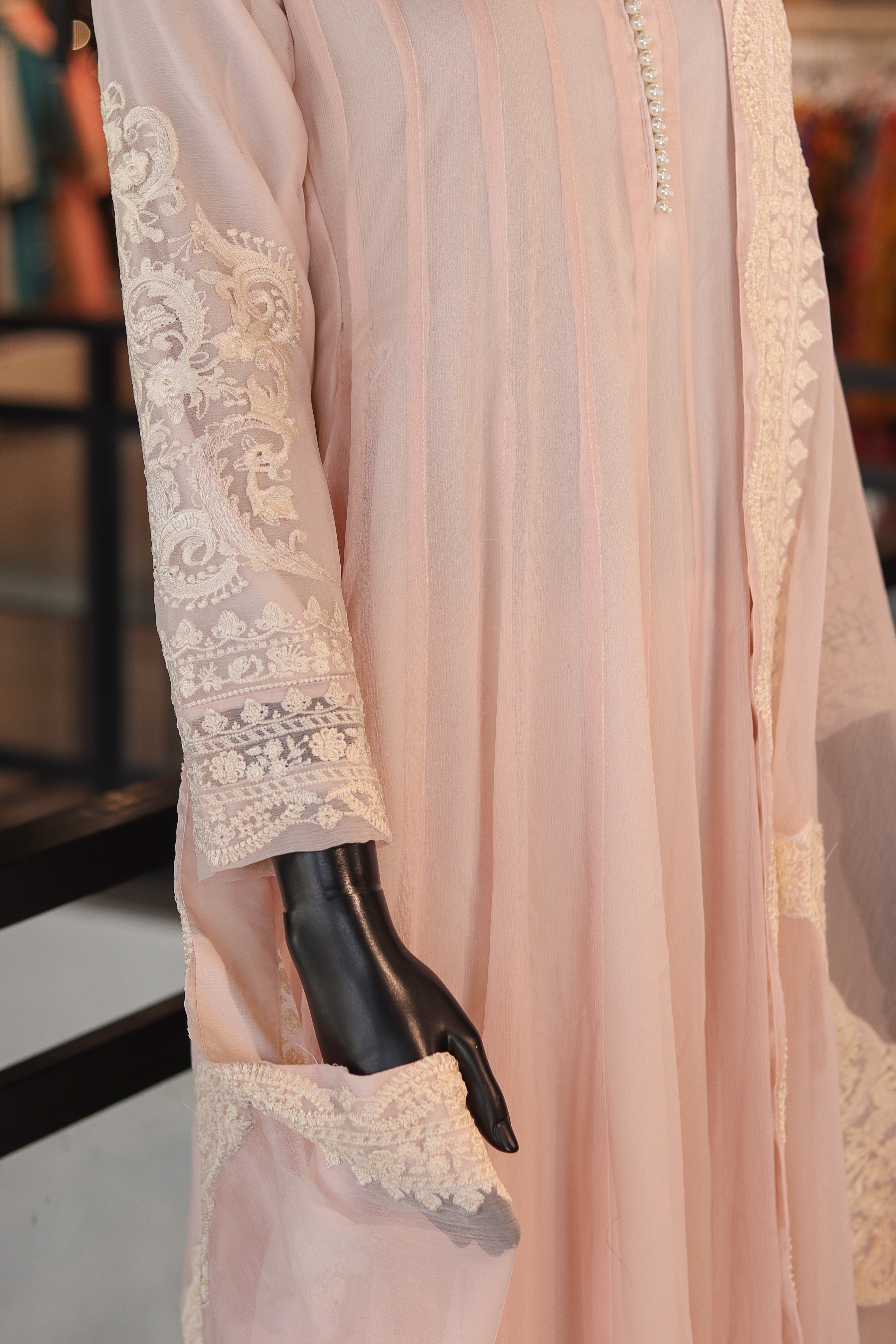 Raad Luxury Embroidered Chiffon 4 Piece Stitched Suit RD24LEF RA-02 BPK Raad Luxury Embroidered Chiffon 4 Piece Stitched Suit RD24LEF RA-02 BPK