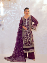 D#071 Shamooz Seher Luxury Emb Chiffon Collection 923
