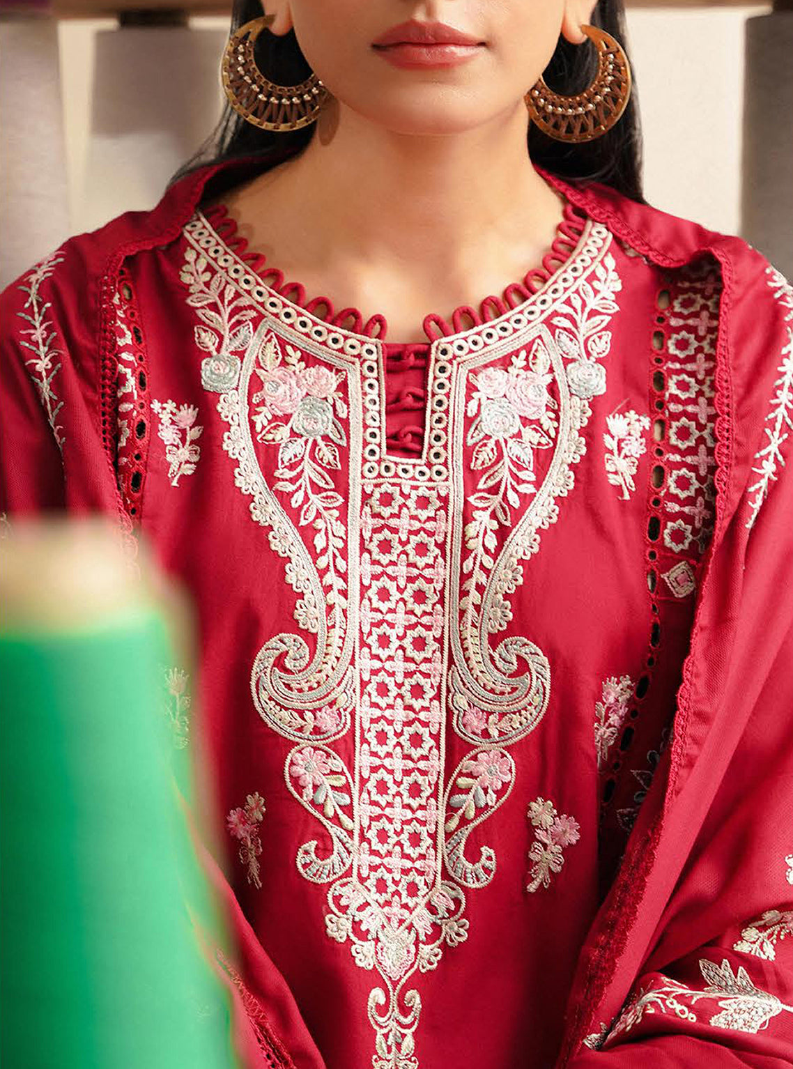 Miraal By Aabyaan Embroidered Linen Unstitched 3 Piece Suit - 02 Miraal By Aabyaan Embroidered Linen Unstitched 3 Piece Suit - 02