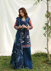 A-Lawn By Afrozeh Luxury Embroidered Lawn 3 Piece Unstitched Suit AF26ALLE D-FWU-0062 AVAIA