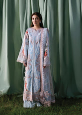 A-Lawn By Afrozeh Luxury Embroidered Lawn 3 Piece Unstitched Suit AF26ALLE D-FWU-0063 EIRENE
