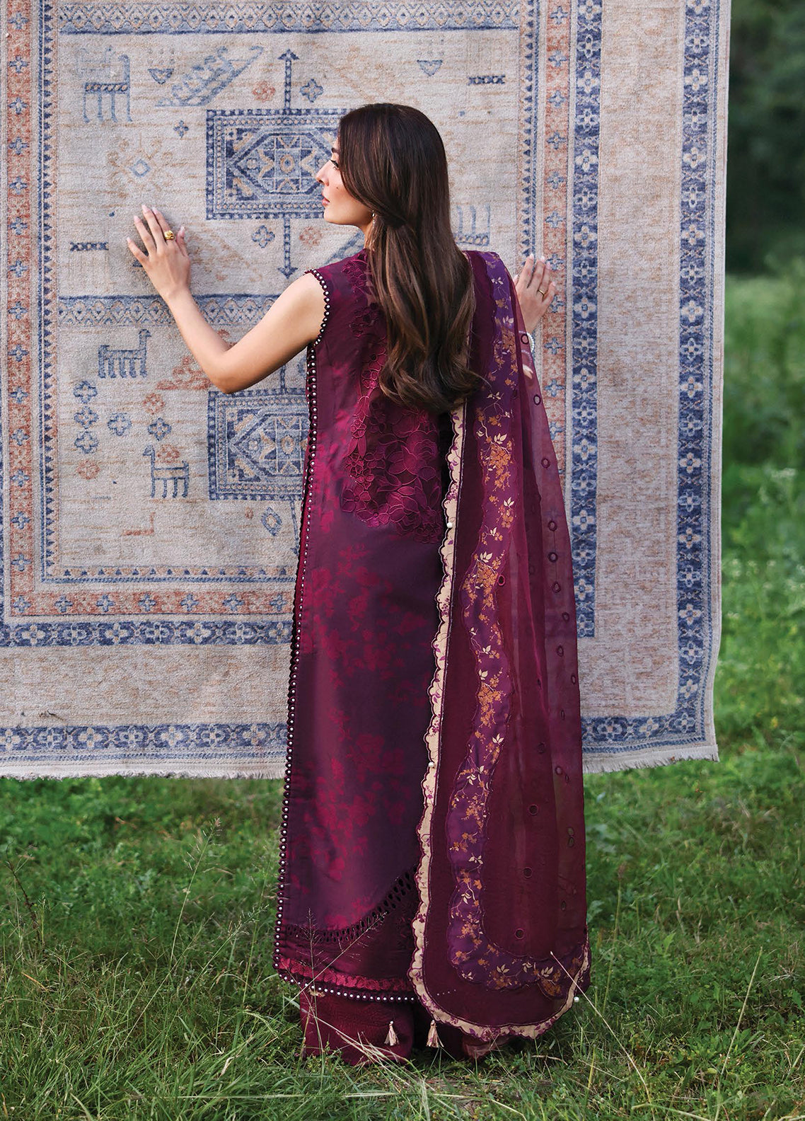A-Lawn By Afrozeh Luxury Embroidered Lawn 3 Piece Unstitched Suit AF26ALLE D-FWU-0064 THALIA A-Lawn By Afrozeh Luxury Embroidered Lawn 3 Piece Unstitched Suit AF26ALLE D-FWU-0064 THALIA