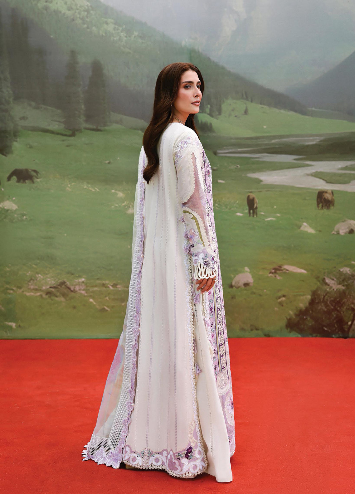 A-Lawn By Afrozeh Luxury Embroidered Lawn 3 Piece Unstitched Suit AF26ALLE D-FWU-0066 MIREN A-Lawn By Afrozeh Luxury Embroidered Lawn 3 Piece Unstitched Suit AF26ALLE D-FWU-0066 MIREN