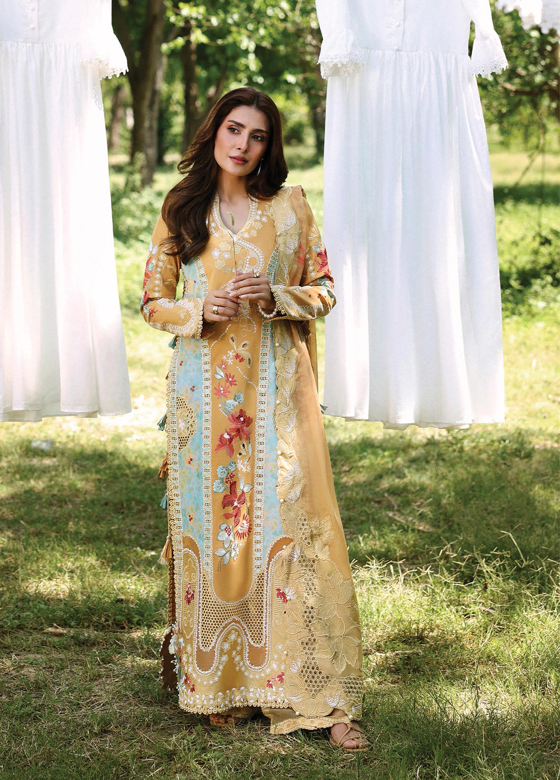 A-Lawn By Afrozeh Luxury Embroidered Lawn 3 Piece Unstitched Suit AF26ALLE D-FWU-0069 LEIAL A-Lawn By Afrozeh Luxury Embroidered Lawn 3 Piece Unstitched Suit AF26ALLE D-FWU-0069 LEIAL