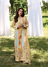 A-Lawn By Afrozeh Luxury Embroidered Lawn 3 Piece Unstitched Suit AF26ALLE D-FWU-0069 LEIAL
