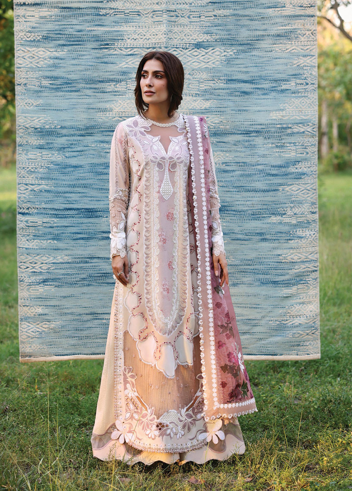A-Lawn By Afrozeh Luxury Embroidered Lawn 3 Piece Unstitched Suit AF26ALLE D-FWU-0070 ZEYAM A-Lawn By Afrozeh Luxury Embroidered Lawn 3 Piece Unstitched Suit AF26ALLE D-FWU-0070 ZEYAM
