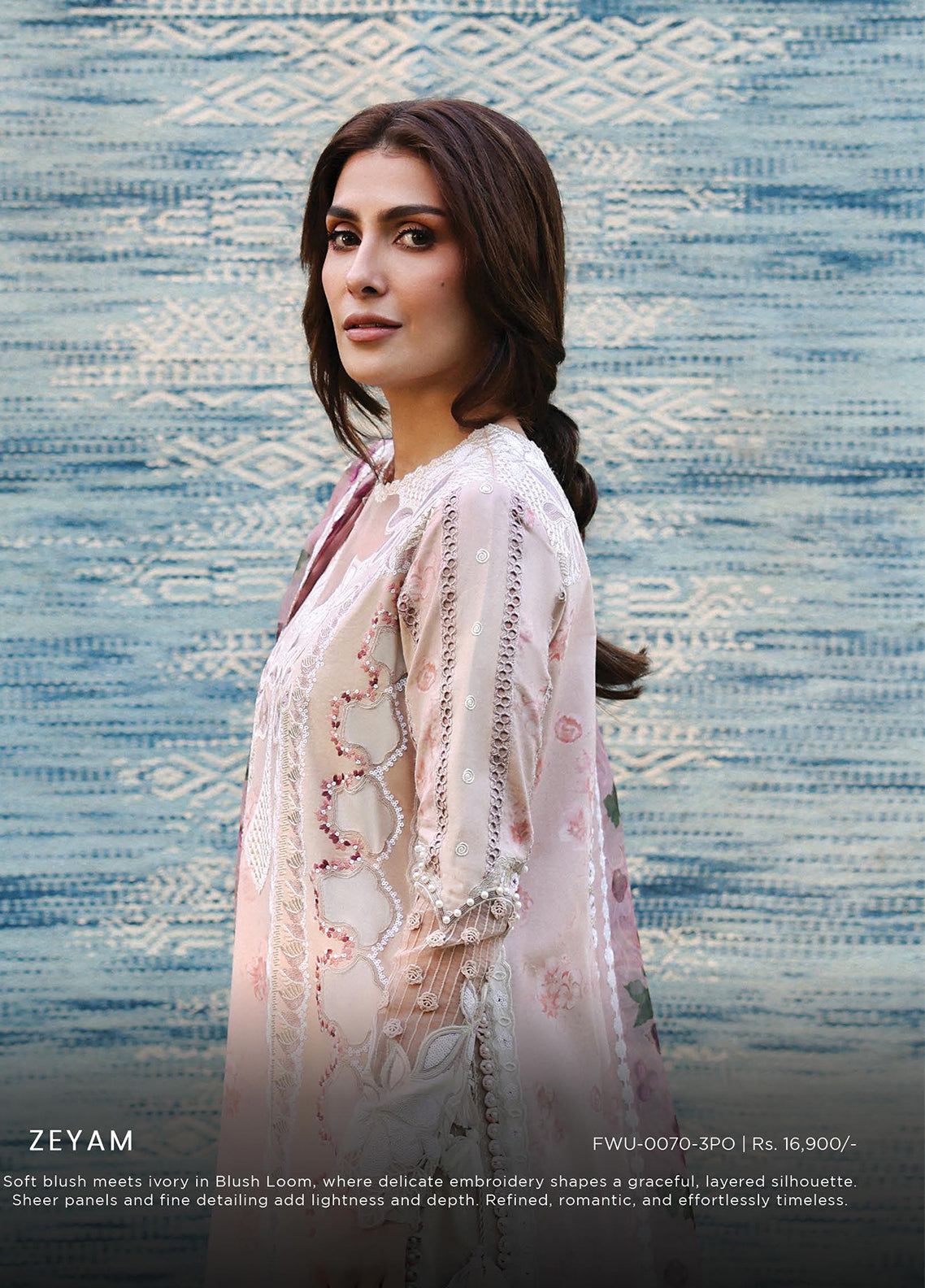 A-Lawn By Afrozeh Luxury Embroidered Lawn 3 Piece Unstitched Suit AF26ALLE D-FWU-0070 ZEYAM A-Lawn By Afrozeh Luxury Embroidered Lawn 3 Piece Unstitched Suit AF26ALLE D-FWU-0070 ZEYAM