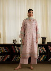 Aabyaan Luxury Embroidered Linen 3 Piece Unstitched Suit ABY26PLL D-AK-07 ELODIE