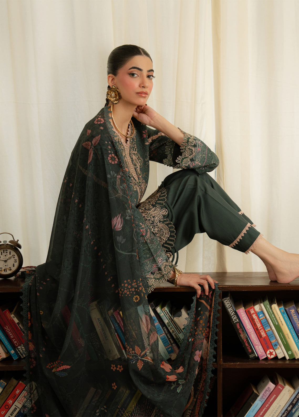 Aabyaan Luxury Embroidered Linen 3 Piece Unstitched Suit ABY26PLL D-AK-11 ROSALIE Aabyaan Luxury Embroidered Linen 3 Piece Unstitched Suit ABY26PLL D-AK-11 ROSALIE