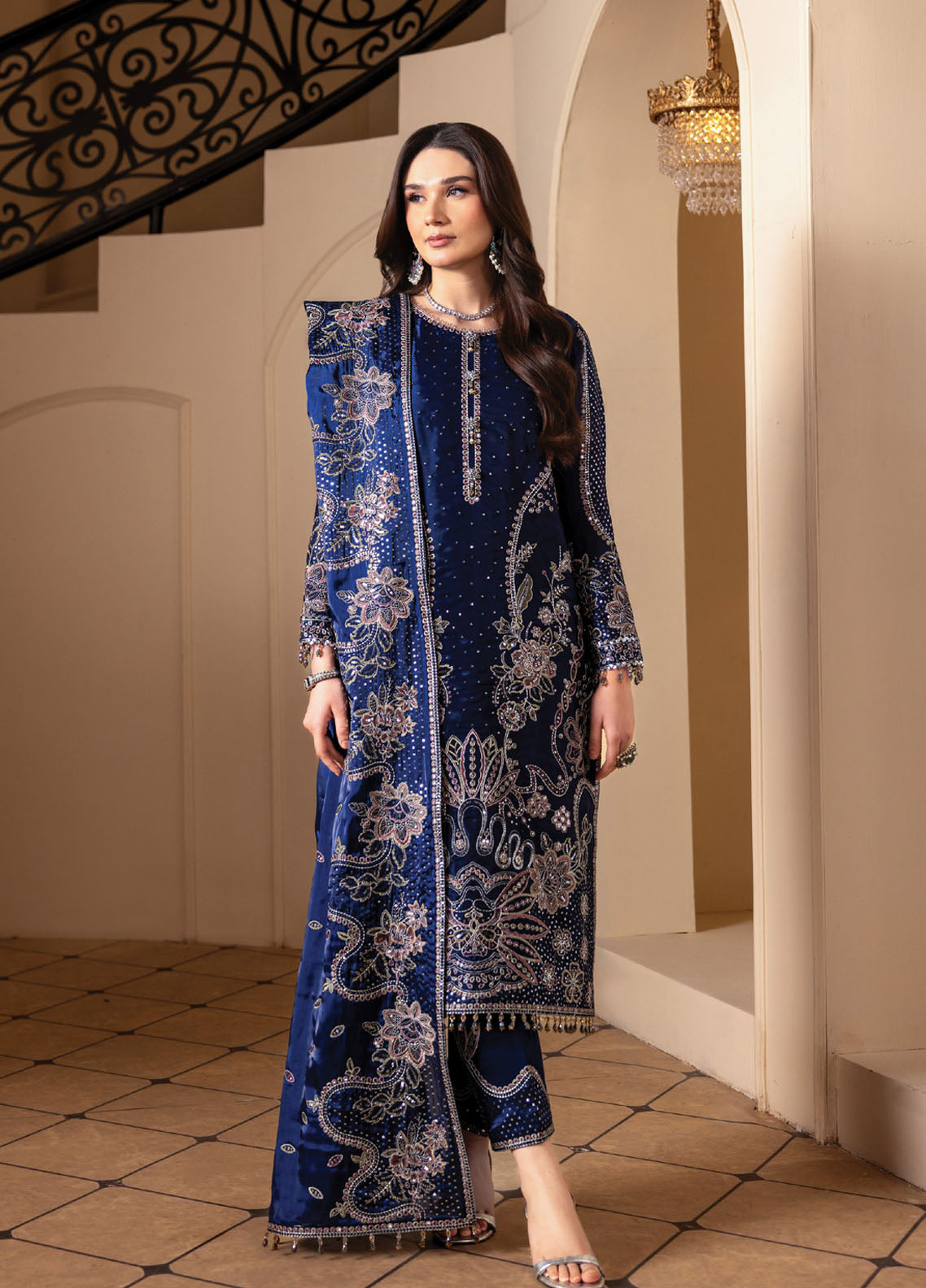 Aaina By Alizeh Fashion Embroidered Raw Silk 3 Piece Unstitched Suit AF26ARLE D-2238 BANO Aaina By Alizeh Fashion Embroidered Raw Silk 3 Piece Unstitched Suit AF26ARLE D-2238 BANO